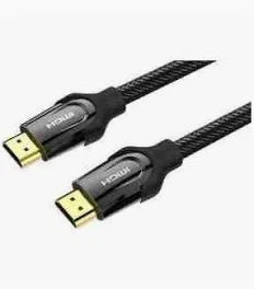 Vention Nylon Braided HDMI 2.0 Cable (10m, Black Metal) – VEN-VAA-B05-B1000 High-Speed 4K Ultra HD Durable HDMI Cable for TV, Monitor & Gaming