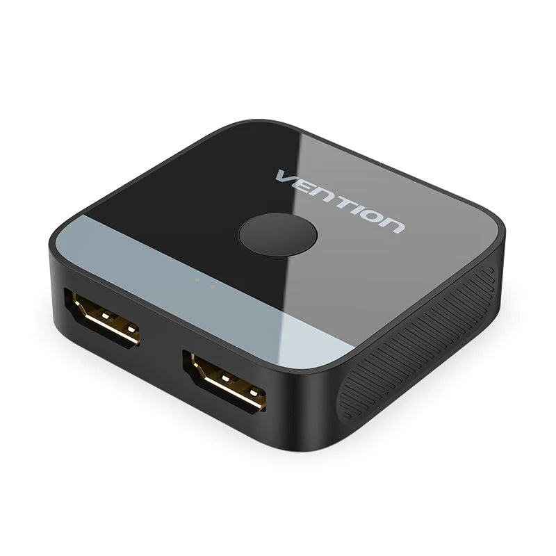 Vention 2-Port HDMI Bi-Directional Switcher (AFUH0) – Silver Color HDMI Switch for Seamless Switching Between Devices