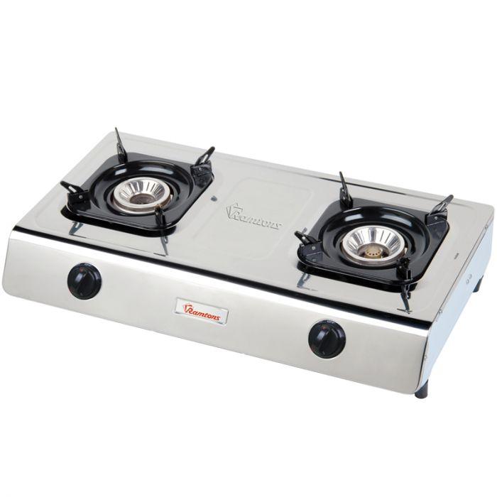 Ramtons RG/518 2-Burner Gas Cooker – Compact Tabletop LPG Stove