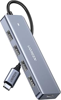 UGREEN CR113 4-Port USB 3.0 Hub – USB-C & USB-A 2-in-1