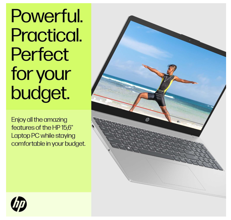 HP 15-fd0250wm Laptop Intel Core i5-1334U 13th Gen, 15.6″ HD, 8GB RAM, 512GB SSD, Intel Iris Xe, Windows 11 Home