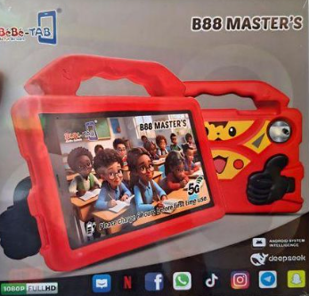 Bebe-Tab B88 Master Educational Kids Tablet with 6GB RAM, 256GB Storage & Dual SIM