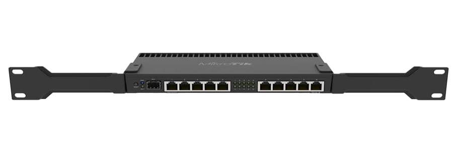 MikroTik RB4011iGS+RM Gigabit Ethernet Router with 10 Ports, Quad-Core CPU & Rackmount Design