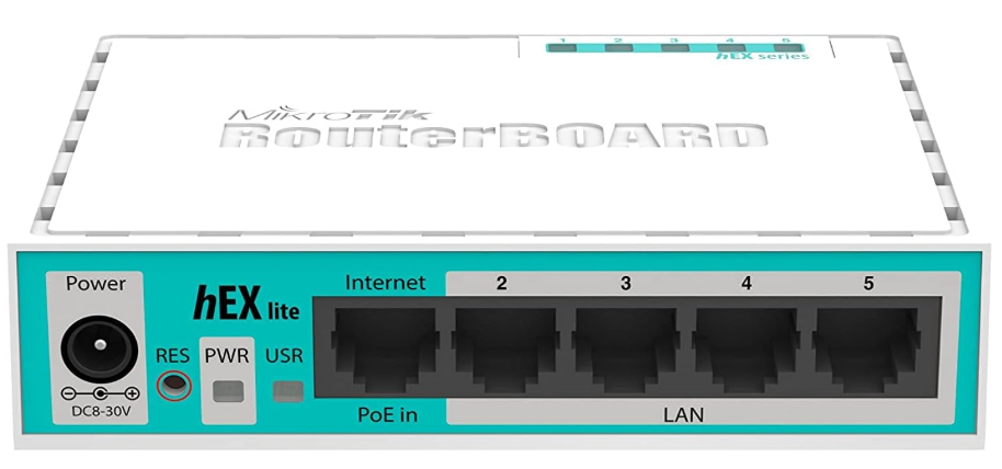 MikroTik hEX RB750Gr3 5-Port Gigabit Ethernet Router with Dual-Core CPU & RouterOS