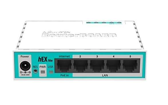 MikroTik hEX RB750Gr3 5-Port Gigabit Ethernet Router with Dual-Core CPU & RouterOS