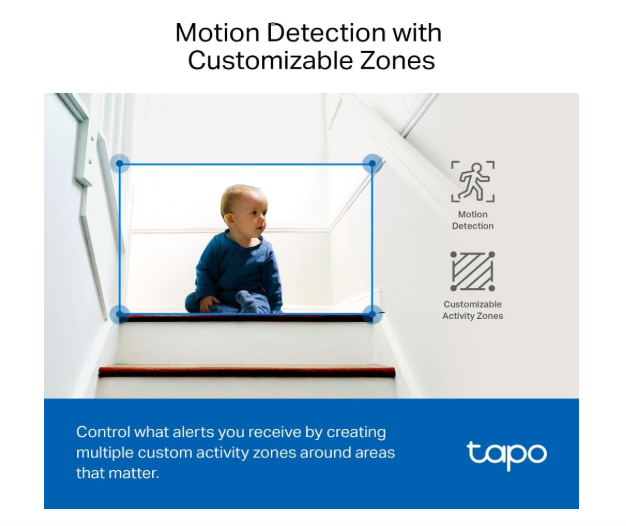 TP-Link Tapo C220 Pan & Tilt AI Home Security Wi-Fi Camera with Night Vision & Motion Detection