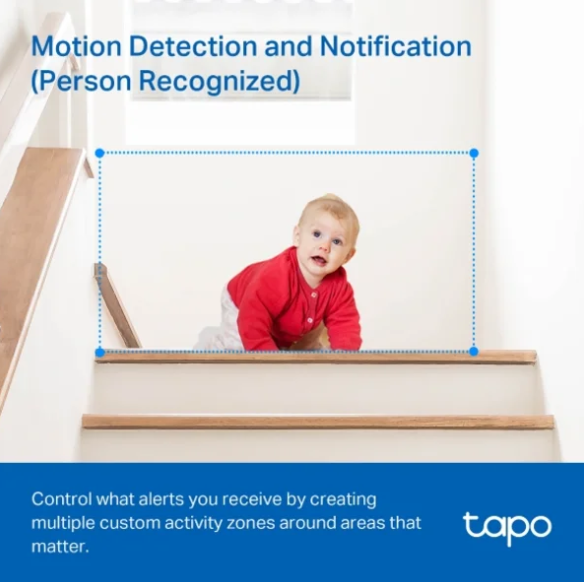 TP-Link Tapo C200C Pan & Tilt Home Security Wi-Fi Camera with Night Vision & Motion Detection