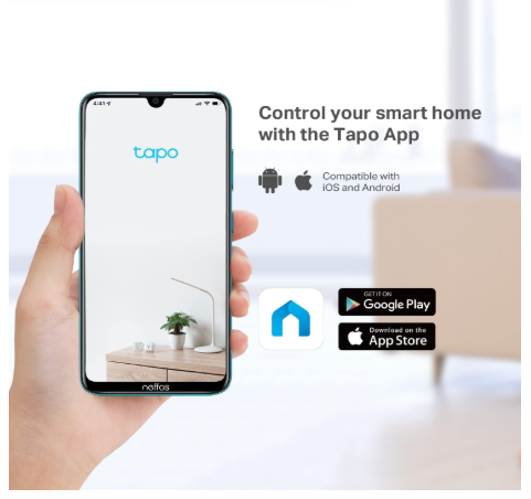 TP-Link Tapo C200 Pan & Tilt Home Security Wi-Fi Camera with Night Vision & Motion Detection
