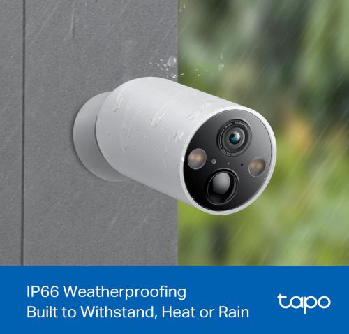 TP-Link Tapo C425 Solar-Powered Security Camera Kit with Wire-Free Design, Color Night Vision & Smart Motion Detection