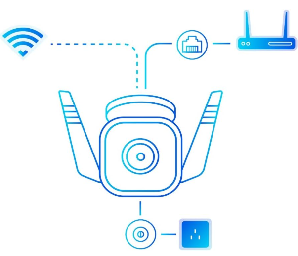 TP-Link Tapo C310 2K Outdoor Security Wi-Fi Camera with Person Detection, Night Vision & Sound-Light Alarm