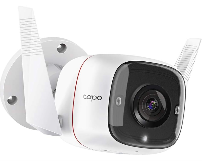 TP-Link Tapo C310 2K Outdoor Security Wi-Fi Camera with Person Detection, Night Vision & Sound-Light Alarm