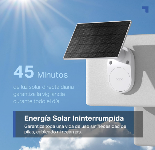 TP-Link Tapo C410 Kit Solar-Powered Wire-Free Security Camera with Smart Detection & Night Vision