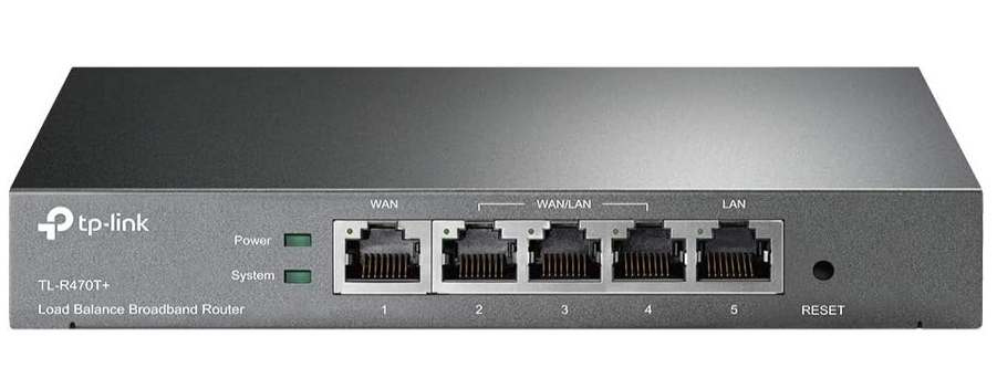 TP-Link TL-R470T+ Load Balance Broadband Router with Multi-WAN Support & Intelligent Traffic Management