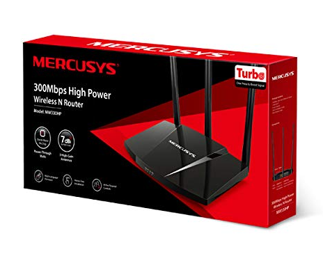 Mercusys MW330HP 300Mbps High Power Wireless N Router with Extended Wi-Fi Range & Stable Connectivity