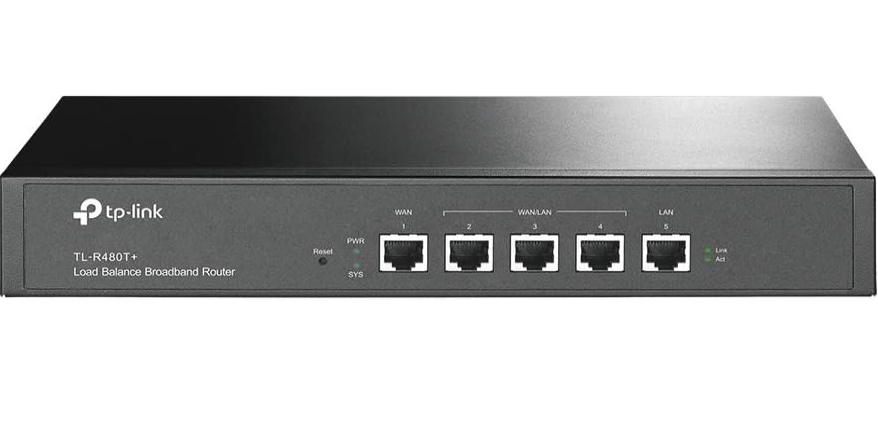 TP-Link TL-R480T+ Load Balance Business Router with Multi-WAN Support, Advanced QoS & Enterprise Firewall