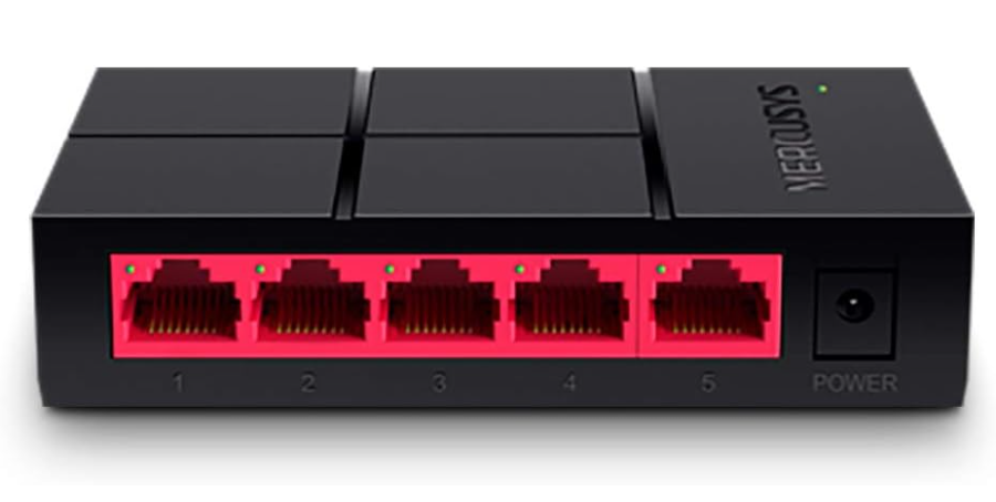 Mercusys MS105G 5-Port Gigabit Desktop Switch for High-Speed & Stable Wired Networking
