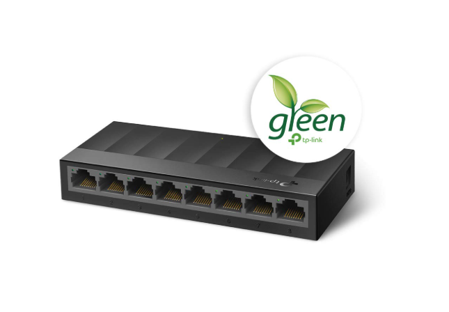 TP-Link TL-LS1008G 8-Port Gigabit Desktop Switch for Fast & Reliable Wired Network Expansion