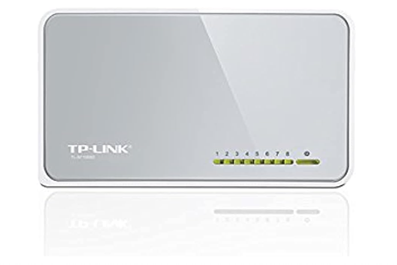 TP-Link TL-LS1008 8-Port 10/100Mbps Desktop Switch for Simple & Reliable Wired Network Expansion