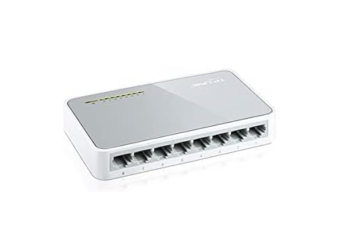 TP-Link TL-LS1008 8-Port 10/100Mbps Desktop Switch for Simple & Reliable Wired Network Expansion