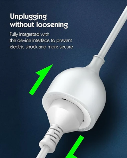 LDNIO SC1017 Universal Power Extension Cord with Single AC Outlet & 5-Meter Cable for Flexible Device Placement