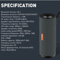 LDNIO BTS13 Waterproof Mini Bluetooth Speaker with BT 5.3 & Portable Design for Travel, Car & Outdoor Use