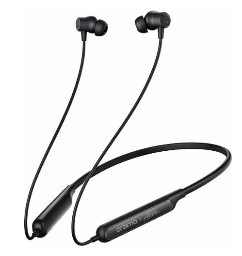 Oraimo OEP-611 Wireless Neckband Earphones with Comfortable Fit & Clear Stereo Sound