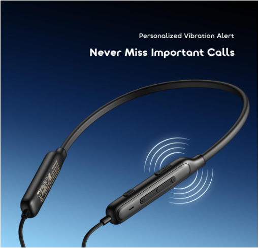 Oraimo OEP-611 Wireless Neckband Earphones with Comfortable Fit & Clear Stereo Sound