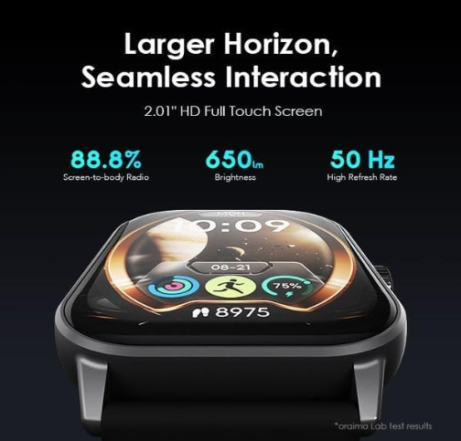 Oraimo Smart Watch OSW-805 with Fitness Tracking, Smart Notifications & Modern Minimalist Design