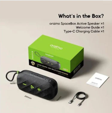 Oraimo OBS-680 25W Portable Bluetooth Speaker with Powerful Audio & Wireless Playback for Home and Outdoor Use