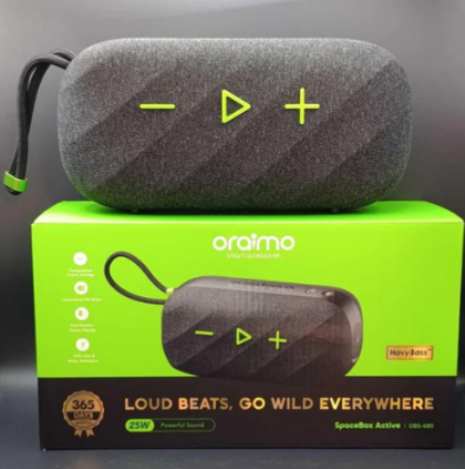 Oraimo OBS-680 25W Portable Bluetooth Speaker with Powerful Audio & Wireless Playback for Home and Outdoor Use