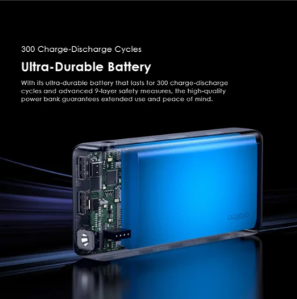 Oraimo OPB-1201 20000mAh Power Bank with Fast Charging & High-Capacity Backup for Phones and Tablets