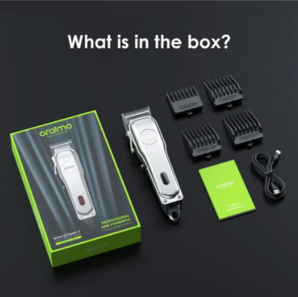Oraimo OPC-CL30 SmartClipper 2 – Cordless Hair Clipper with Precision Cutting & Extended Battery Performance