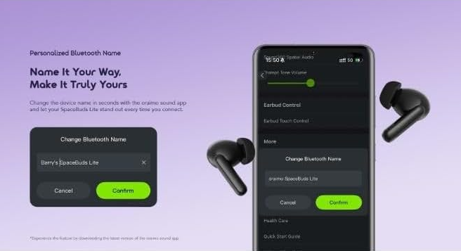 Oraimo Spacebuds OTW-324 True Wireless Earbuds – Immersive Sound, Secure Fit & Everyday Wireless Freedom