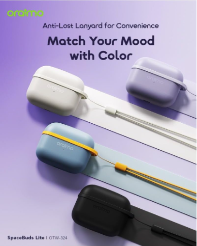 Oraimo Spacebuds OTW-324 True Wireless Earbuds – Immersive Sound, Secure Fit & Everyday Wireless Freedom