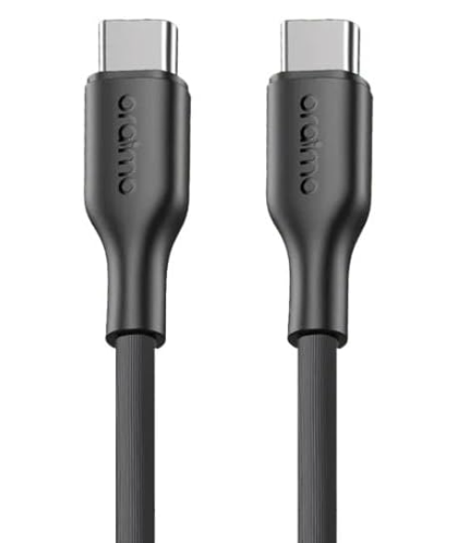Oraimo OCW-1145CC USB-C to USB-C Cable – Fast Charging, Stable Power Delivery & Durable Everyday Performance
