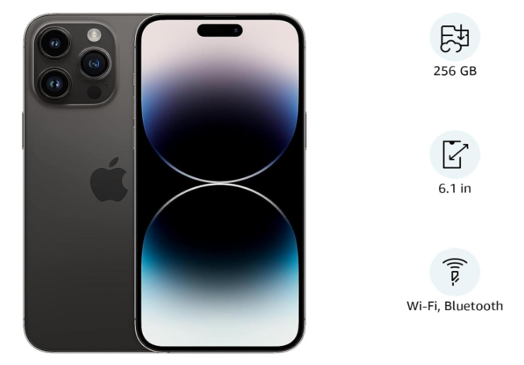 Apple (Refurbished) iPhone 14 Pro 256GB – Premium Performance Smartphone with Pro Camera & Smooth iOS Experience