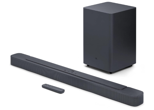 JBL Bar 2.1 Deep Bass (MK2) 300W Soundbar – Cinematic Home Audio with Wireless Subwoofer & Dolby Digital
