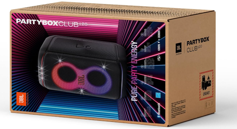 JBL PartyBox 120 Portable Party Speaker – Punchy Bass, Vibrant Light Effects & Powerful JBL Sound On the Go