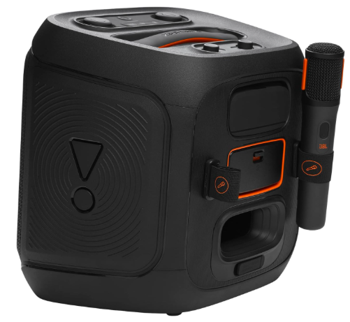 JBL PartyBox Encore with Microphone – Portable Party Speaker, Deep Bass Performance & Wireless Karaoke Entertainment