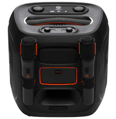JBL PartyBox Encore with Microphone – Portable Party Speaker, Deep Bass Performance & Wireless Karaoke Entertainment