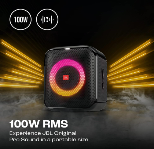 JBL PartyBox Encore Essential Portable Party Speaker – Powerful Bass, Wireless Bluetooth Streaming & Dynamic Party Sound