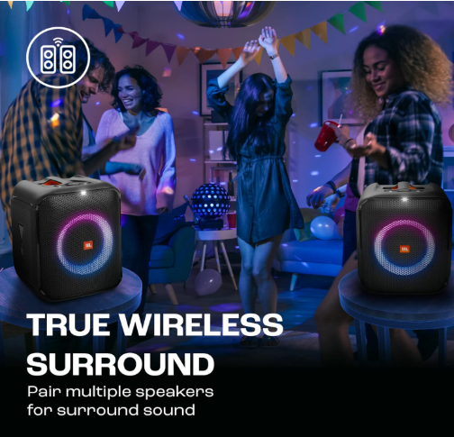 JBL PartyBox Encore Essential Portable Party Speaker – Powerful Bass, Wireless Bluetooth Streaming & Dynamic Party Sound