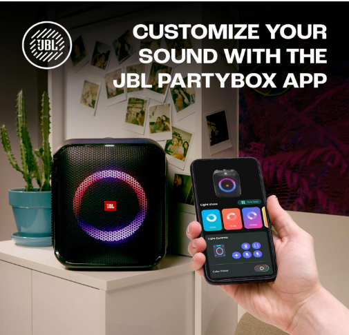 JBL PartyBox Encore Essential Portable Party Speaker – Powerful Bass, Wireless Bluetooth Streaming & Dynamic Party Sound