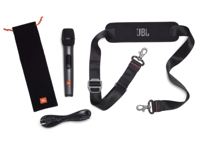 JBL PartyBox On-The-Go with Wireless Microphone – Portable Bluetooth Party Speaker, Powerful Bass & Dynamic Sound Anywhere