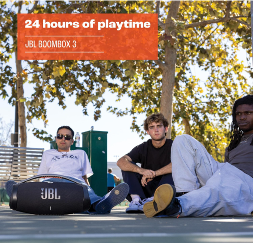 JBL Boombox 3 Portable Bluetooth Speaker – Massive Bass, Powerful JBL Pro Sound & All-Day Wireless Performance