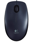 Logitech M90 Wired USB Optical Mouse – Reliable Plug-and-Play Control, Smooth Precision Tracking & Comfortable Ambidextrous Design
