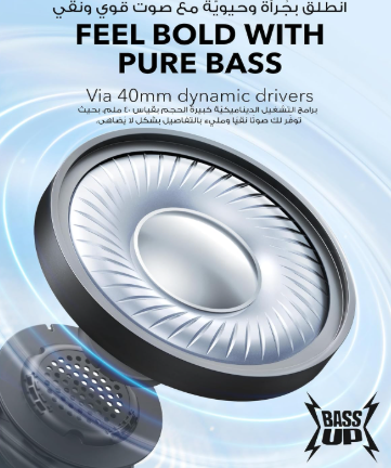 Soundcore H30i Wireless On-Ear Headphones by Anker – Foldable Lightweight Design, Pure Bass Performance, Bluetooth 5.3 & Exceptional 70-Hour Playtime