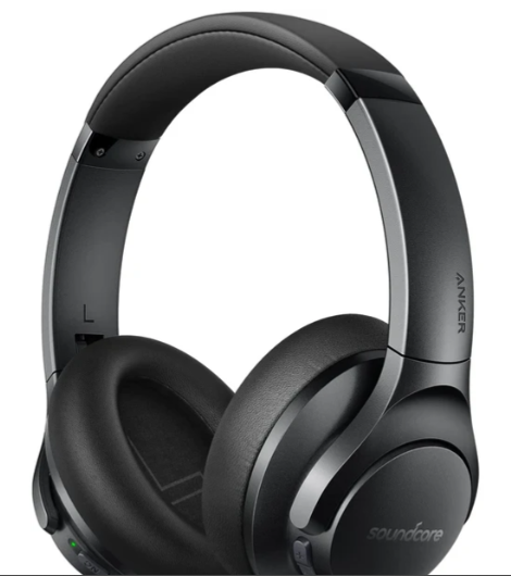 Anker Soundcore Life Q20+ Noise Cancelling Headphones – Hi-Res Wireless Audio, Extended 40-Hour Playtime & Memory Foam Comfort with Multipoint Connectivity