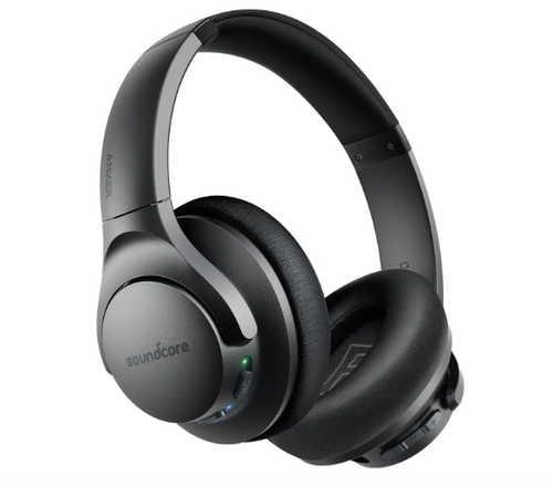 Anker Soundcore Life Q20+ Noise Cancelling Headphones – Hi-Res Wireless Audio, Extended 40-Hour Playtime & Memory Foam Comfort with Multipoint Connectivity