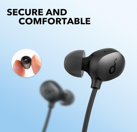 Anker Life U2i Wireless Neckband Earphones – Lightweight Magnetic Design, Deep Bass Audio & Long-Lasting Battery for Everyday Mobility